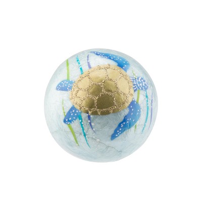 Beachcombers Capiz Ball with Sea Turtle