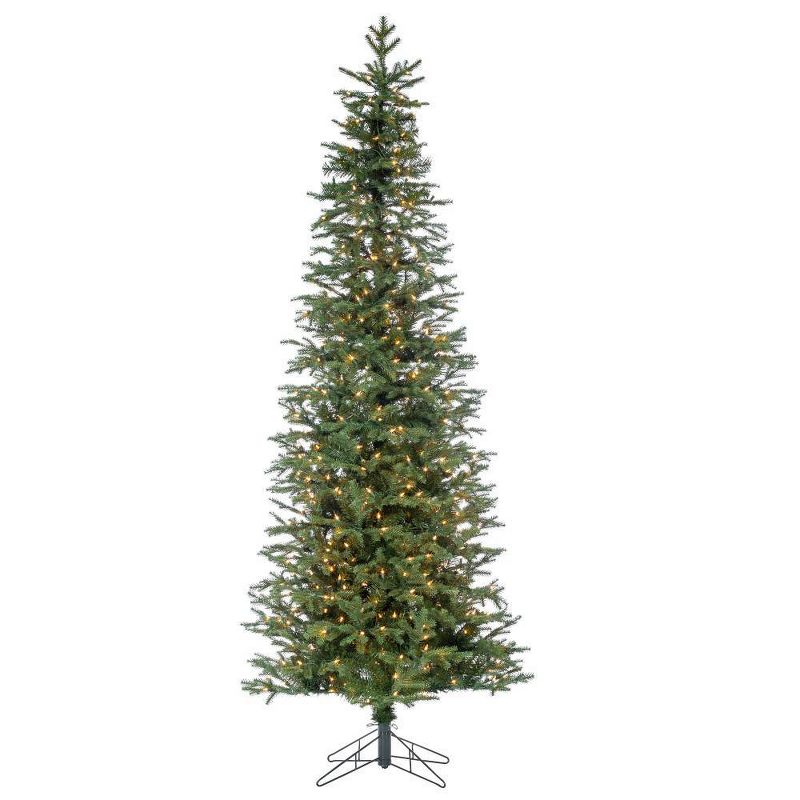 7.5ft Sterling Tree Company Natural Cut Slim Jackson Pine Artificial Christmas Tree, 1 of 3