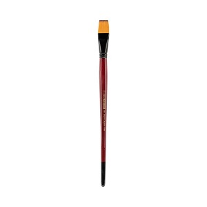 Creative Mark Ebony Splendor Synthetic Sable Paint Brush, Brights, Pack of 3, Teijin Multi-Filament Hair, Handcrafted Synthetic Paint Brushes for - 1 of 4