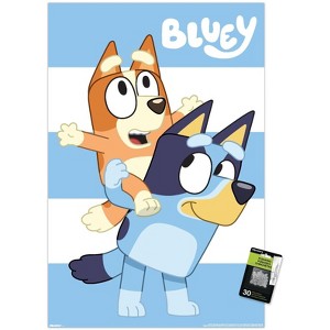 Trends International Bluey - Stripes Unframed Wall Poster Prints - 1 of 4