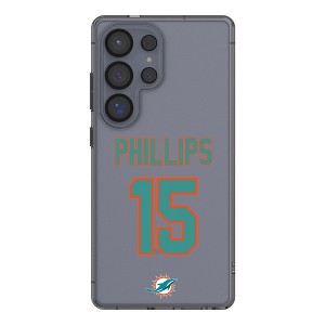 NFL Miami Dolphins Players Game Tactic Clear Cell Phone Case for Samsung Galaxy - 1 of 4
