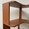 Homy Casa 6-Tier Engineered Wood Corner Bookshelf, Modern Space-Saving Display Storage Rack for Living Room, Bedroom & Office - 4 of 4