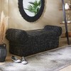 Algernon Bench - Black/White - Safavieh - 2 of 4
