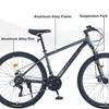 RISOKEYS 27.5 Inch Wheels 21 Speed Adult Mountain Bike , with Mechanical Disc Brakes,Light Weight Aluminium Alloy Frame for Men,Women, - 4 of 4