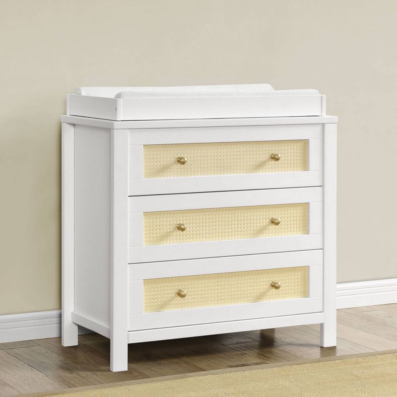 Simmons Kids' Theo 3 Drawer Dresser with Changing Top - Greenguard Gold Certified, 3 of 16