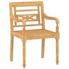 vidaXL Garden Lounge Set Teak - Brown 4-Piece - 4 of 4