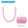 Unique Bargains Hotel Adjustable Crowd Control Stanchion Rope with Snap Hooks - 2 of 4