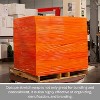 PSBM 4 Rolls Opaque Orange Cast Hand Pallet Stretch Wrap 18" x 1500 Ft. x 63 Gauge - 4 of 4