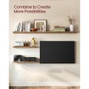 Wall Shelves Set of 3, Floating Shelves, Wall Mounted, Display Shelves for Picture Frames, Wall Decor, Hanging Shelf for Living Room, Kitchen - 4 of 4