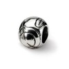 Black Bow Jewelry Sterling Silver Football Bead Charm - 3 of 4