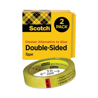 Scotch Double-sided Tape Clear 0.75