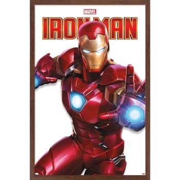 Wall Cinematic Trends Man - - Universe Target : Poster International Framed Iron Marvel Prints Tanks