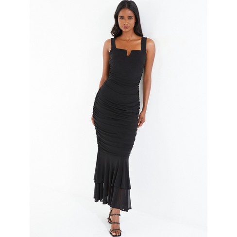 Black maxi dress target sale