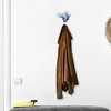 Cheung's Solva Blue & White Coral Cast Iron Wall Hook - 2 of 4