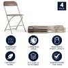 Alamont 4pk Plastic Folding Chairs - 3 of 4