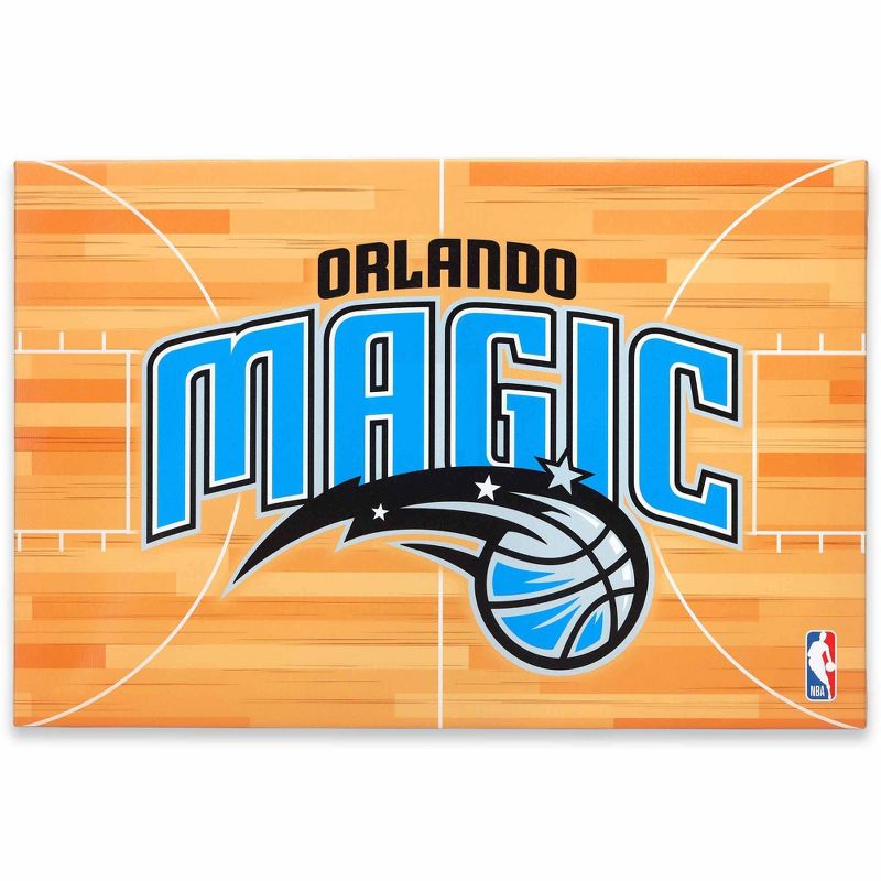 NBA Orlando Magic Court Canvas Wall Sign, 1 of 5
