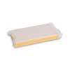 Boardwalk Scrubbing Sponge, Light Duty, 3.6 x 6.1, 0.7" Thick, Yellow/White, Individually Wrapped, 20/Carton - image 2 of 4