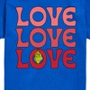 Boys' - Dr. Seuss - The Grinch Love Stacked Short Sleeve Graphic T-Shirt - 2 of 4