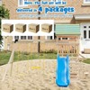 Infans Backyard Wooden Swing Set Slide Playset for Kids Outdoor Climbing Wall Sandpit - 3 of 4