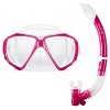 Hawaii Divers Orca Jr Snorkel Combo – White/Pink (Ages 8–14) - 2 of 3