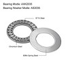 Unique Bargains Chromium Steel Sealed Low Noise Ball Bearings AXK2035 2 Pcs - 2 of 4