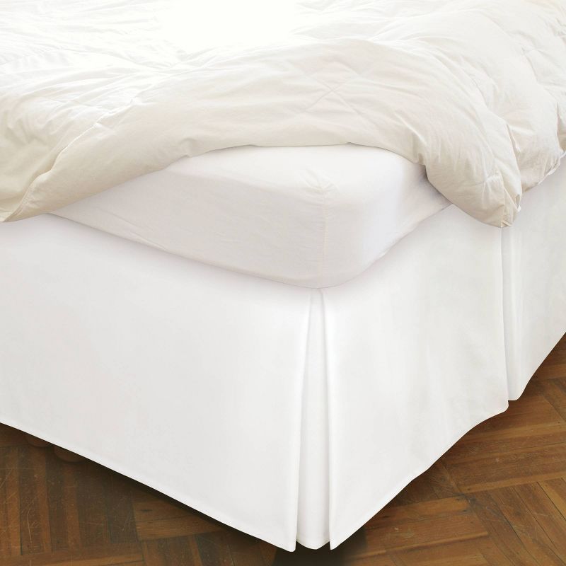 Underbed Storage 21" Drop Tailored Bedskirt - Space Maker, 1 of 8