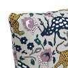 18"x18" Skyline Furniture Square Outdoor Throw Pillow Mustard Plum: Woven Polyester, Zipper Closure, Animal Icon Pattern - 3 of 4