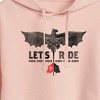 Women's - How to Train Your Dragon - Let's Ride Cropped Graphic Hoodie - 2 of 4