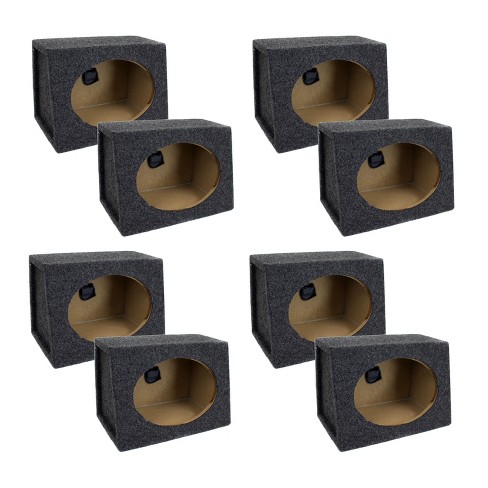Inex Pair of 6x9 Speaker Bass Box Enclosure Black Carpet 15mm MDF Enclosures 6 x 9 