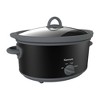 Kenmore Slow Cooker, 5 qt (4.7L), Easy to Use, Dial Control - Black