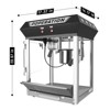 Infurnic Popcorn Poppers, with Kettle and Warming Deck, Kitchenware for Family Gatherings, Black, 17.32"*14.17"*20.67" - 2 of 4