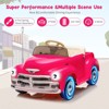 12V Kids Ride On Car, Battery Powered Electric Vehicle With Remote Control, Spring Suspension, Led Light and Music for Toddler Boys Girls 3-8 - 3 of 4
