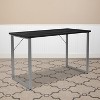 Flash Furniture Harvey Black Finish Computer Desk with Silver Metal Frame - 2 of 4