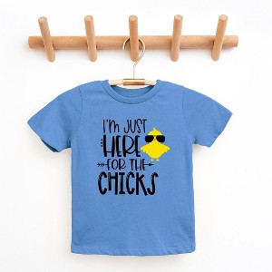 The Juniper Shop I'm Just Here For The Chicks Toddler Short Sleeve Tee - 1 of 2