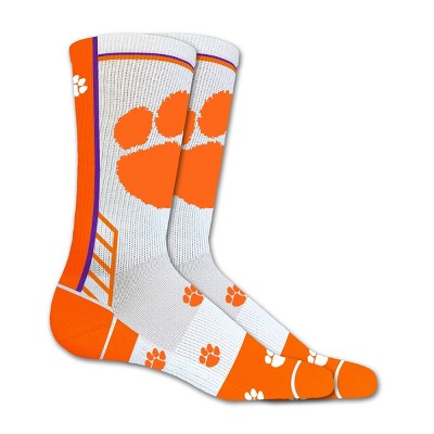  NCAA Clemson Tigers Tailgate Crew Socks L 