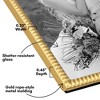 Americanflat Picture Frame with Rope-Style Metal Textured Detailing and Shatter-Resistant Glass - Gallery Style Frames for Tabletop or Wall - 3 of 4