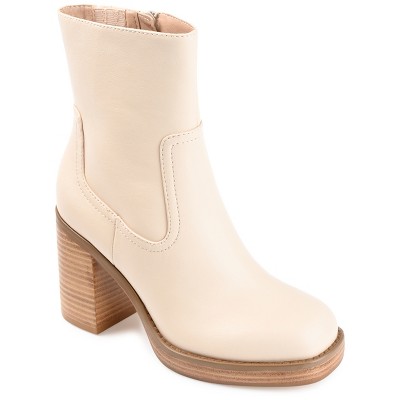 Cream colored women's on sale booties