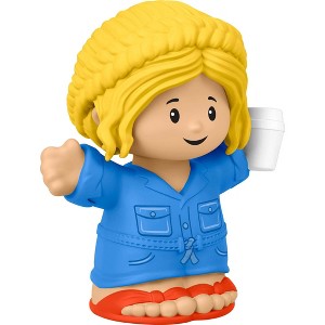 Fisher-Price Little People Denim Jumpsuit Mom Figure: Developmental Toy for Toddlers & Kids - 1 of 4