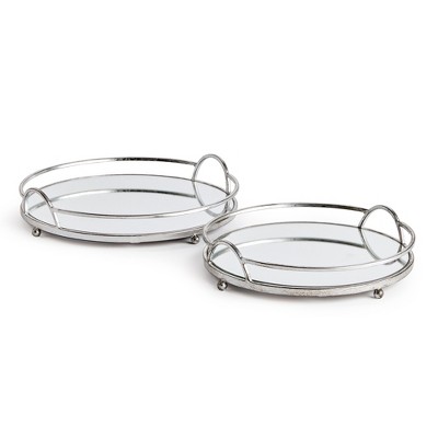 Plum & Post Hudson Mirrored Trays St/2