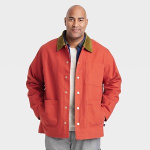 Houston White Adult Cord Collar Utility Jacket - Red - 1 of 3