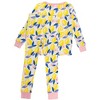RuffleButts SoftSnooze Big Girls Ruffle Long Sleeve Pajama Set - 2 of 4