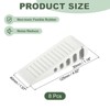 Unique Bargains TPR Anti-Slip Stackable Soft Window Door Stop 1.18 Inch 8 Pcs - 2 of 4