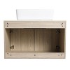 NicBex Floating Bathroom Vanity with 4 Styles Ceramic Basin,Bathroom Sink Vanity with Soft Close Doors,Bathroom Sink Cabinet for Bathroom,Oak - 4 of 4
