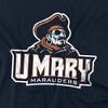 University Of Mary Distressed Primary Logo Kids T-Shirt For Youth Navy - 2 of 4