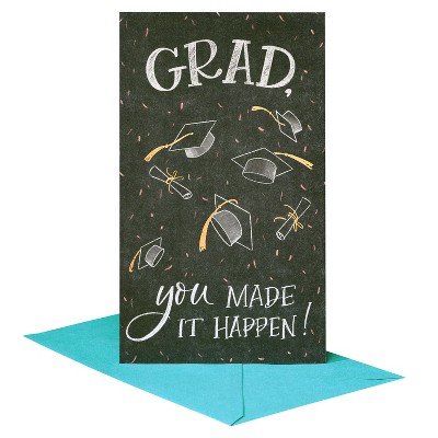 Carlton Cards Graduation Money Gift Card Holder for Graduate You Made It Happen
