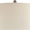 Regency Hill Glenn 27" Tall Urn Traditional Southwestern Table Lamps Set of 2 WiFi Smart Socket Gray Terra Cotta Living Room Bedroom Beige Shade - 3 of 4