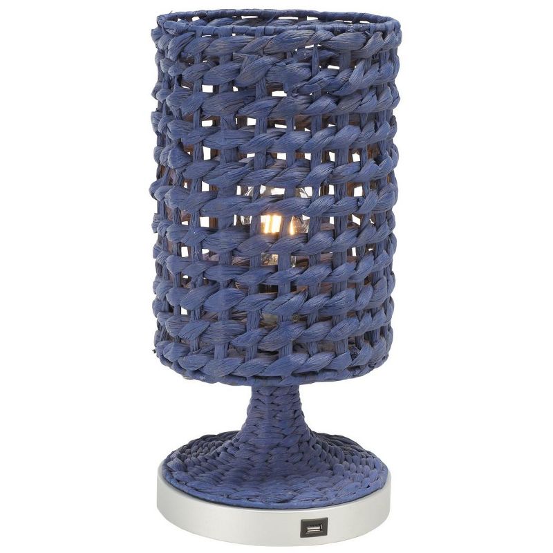Knowles 16 Inch Water Hyacinth Table Lamp with USB Port  - Safavieh, 2 of 7