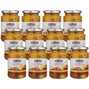 Delallo Roasted Red & Yellow Peppers - Case of 12/12 oz - 1 of 4