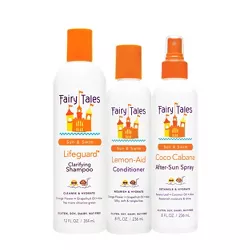 Fairy Tales Sun & Swim Clarifying Shampoo + Conditioner and After-Sun Spray - 28 fl oz/3ct