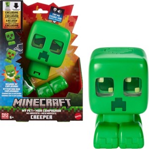 Minecraft My Pet Creeper Interactive Toy Action Figure with Lights ...